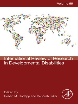 cover image of International Review of Research in Developmental Disabilities